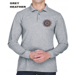 Harriton 5.6 oz. Easy Blend Long-Sleeve Polo